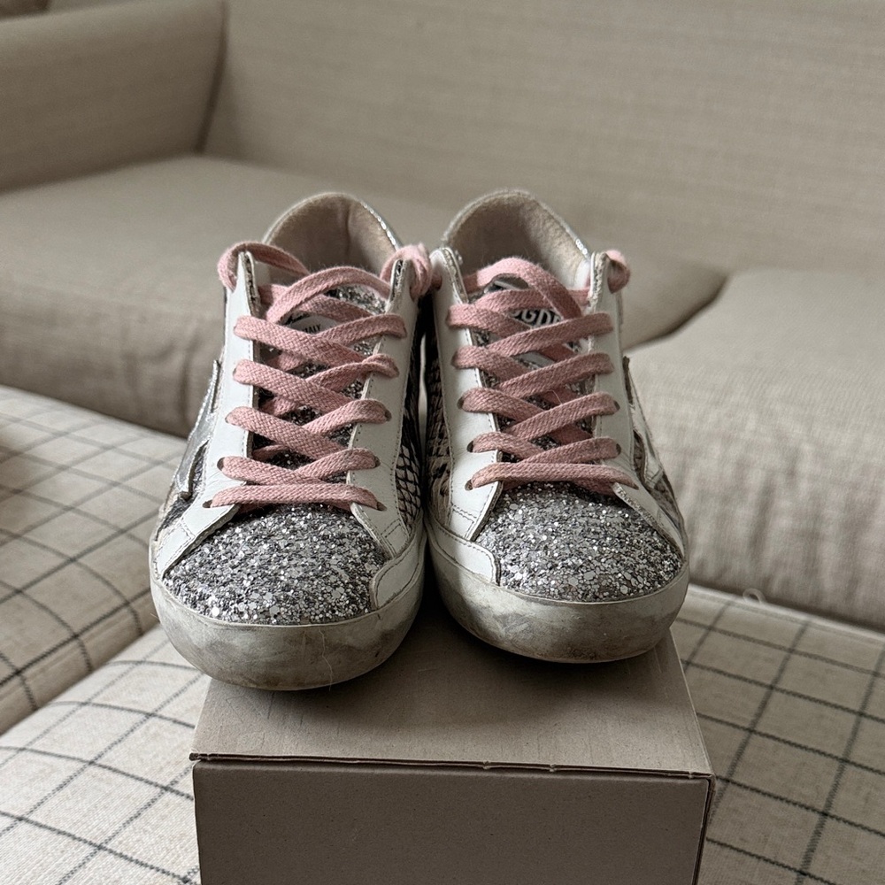 Golden Goose Super Stars, glitter tongue, 36